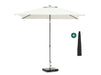 Shadowline Pushup parasol 250x200cm Wit-125865