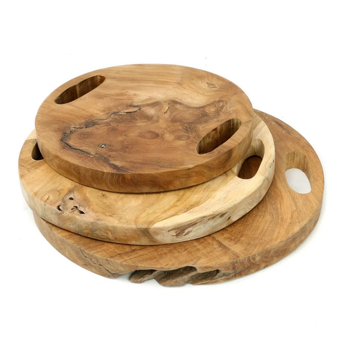 The Teak Root Tray - Naturel - L