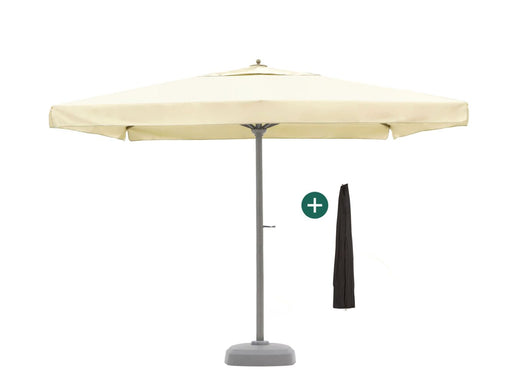 Shadowline Jamaica parasol 400x400cm Wit-123053