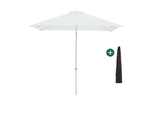 Shadowline Pushup parasol 240x240cm Wit-124569