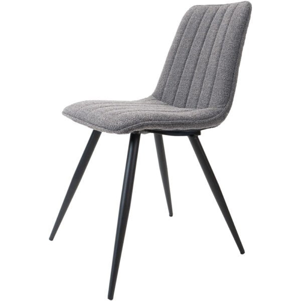 Home67 Eetkamerstoel Joppe Grey - ThatLyfeStyle