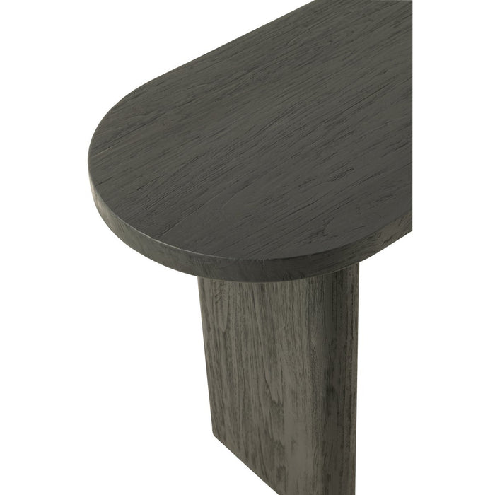 J-Line Sidetable Teak Hout Zwart