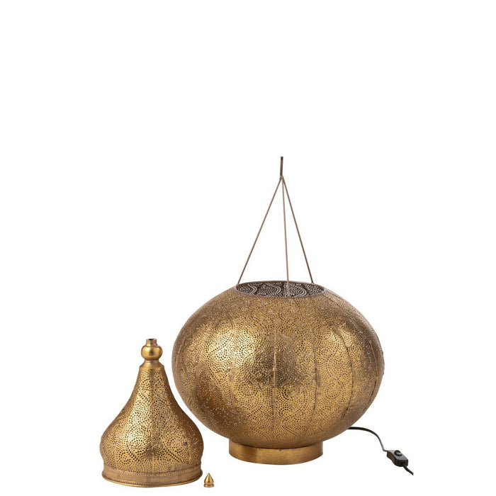 J-Line lamp Aladin - metaal - goud - small