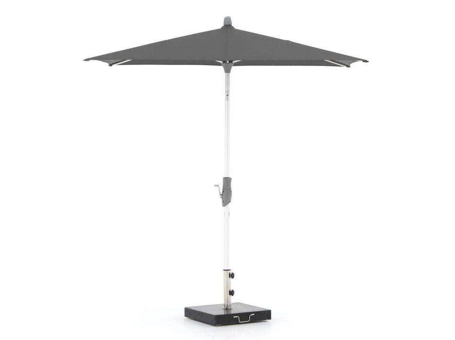 Glatz AluTwist parasol 210x150cm Grijs-121525