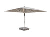 Glatz Fortello LED parasol 400x400cm Taupe-125955