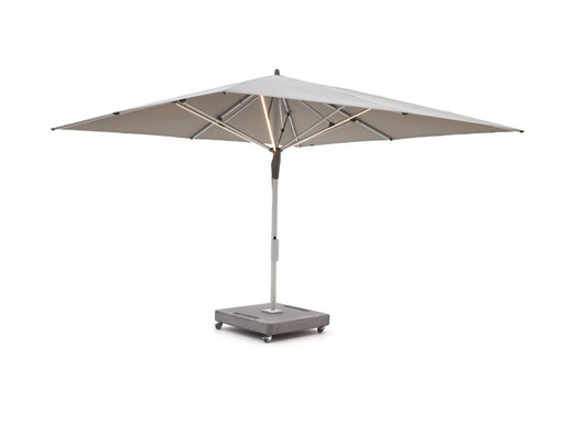 Glatz Fortello LED parasol 400x400cm Taupe-125955