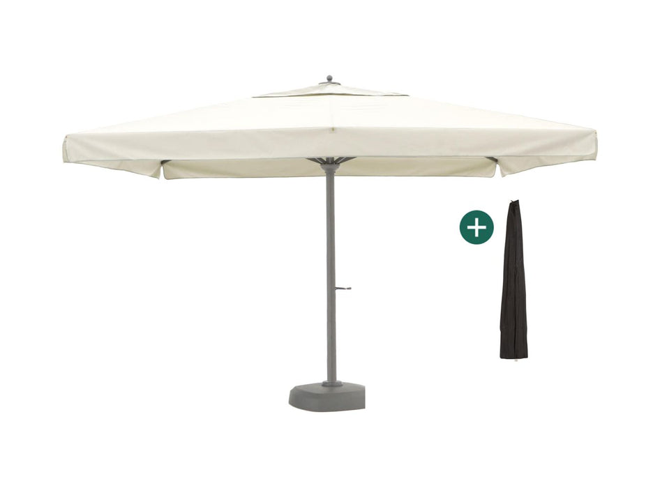 Shadowline Java parasol 400x400cm Wit-125814