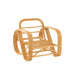 J-Line Fauteuil Jute Textiel Naturel Wit - ThatLyfeStyle