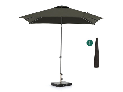 Shadowline Pushup parasol 240x240cm Grijs-125856