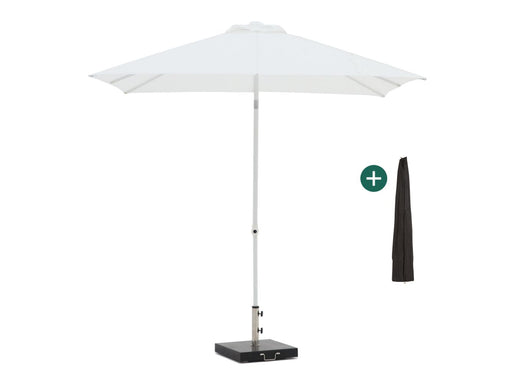 Shadowline Pushup parasol 240x240cm Wit-125855