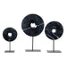 The Marble Disc on Stand - Zwart - L - ThatLyfeStyle