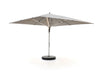 Glatz Fortello LED parasol 400x400cm Taupe-122883