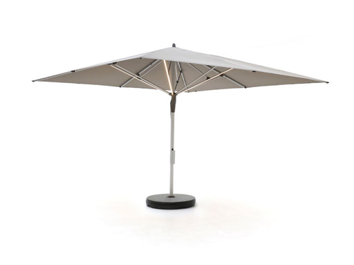 Glatz Fortello LED parasol 400x400cm Taupe-122883