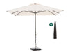 Shadowline Cuba parasol 350x350cm Wit-125735