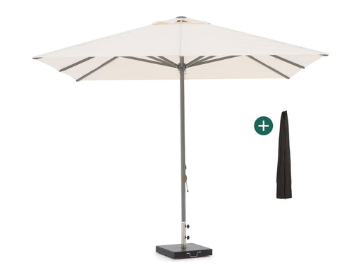 Shadowline Cuba parasol 350x350cm Wit-125735