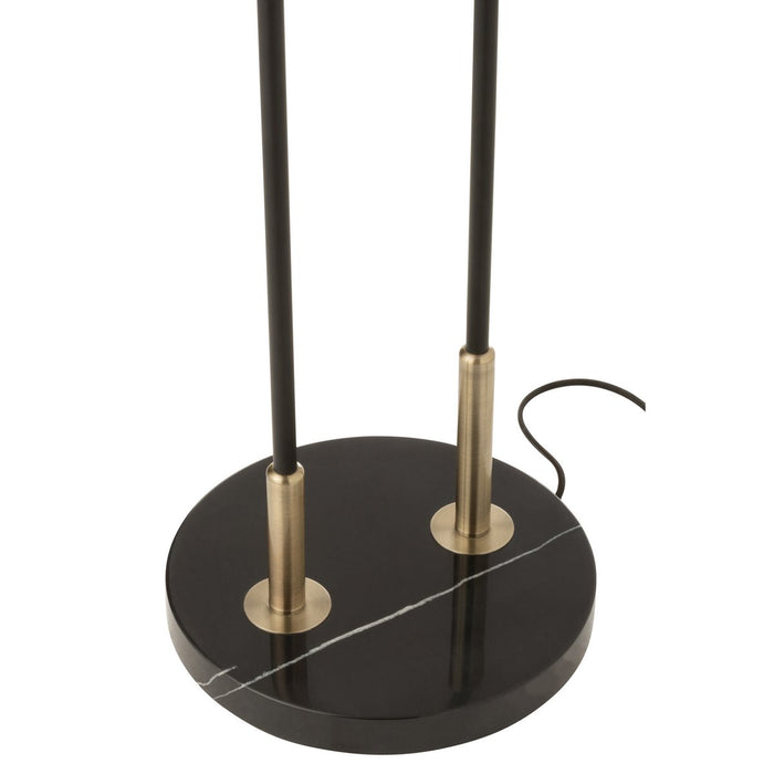 J-Line lamp Staand Bollie - steen/marmer - zwart