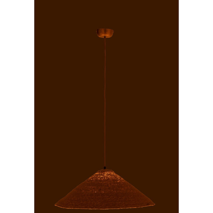 J-Line hangende Lamp Hoed Moonj - jute - naturel - small