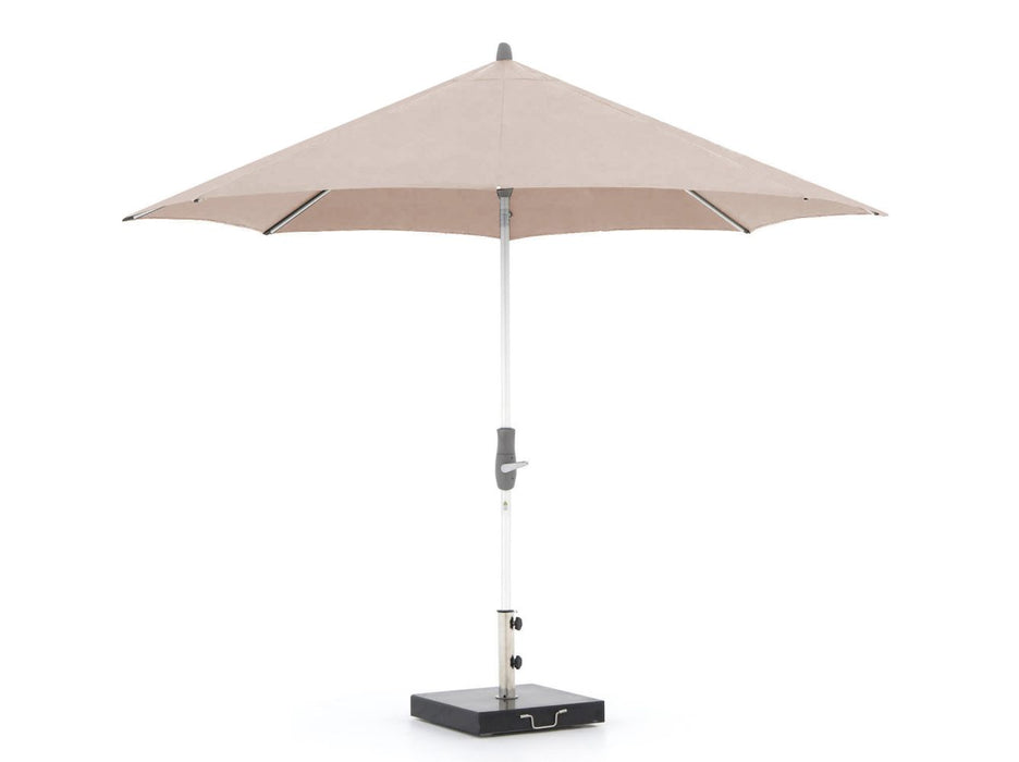 Glatz AluTwist parasol ø 330cm Taupe-113644