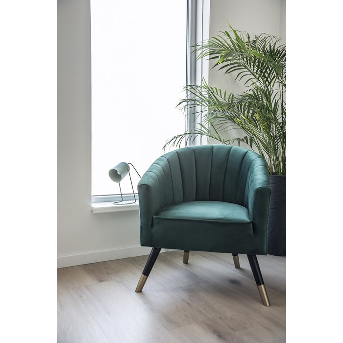 Leitmotiv Royal Fauteuil Fluweel Groen