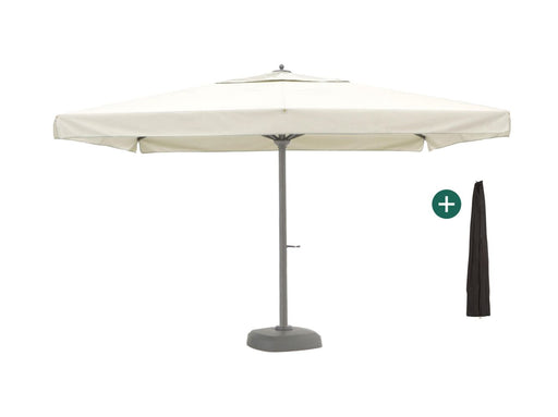 Shadowline Java parasol 400x400cm Wit-123695