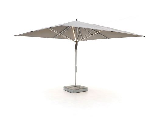 Glatz Fortello LED parasol 400x400cm Taupe-122904