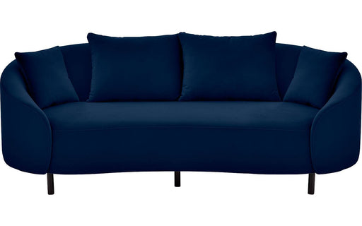 Goossens Bank Ragnar blauw, stof, 2,5-zits, modern design-300547379