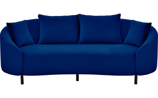 Goossens Bank Ragnar blauw, stof, 2,5-zits, modern design-300532697