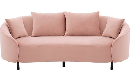 Goossens Bank Ragnar roze, stof, 2,5-zits, modern design-300513705