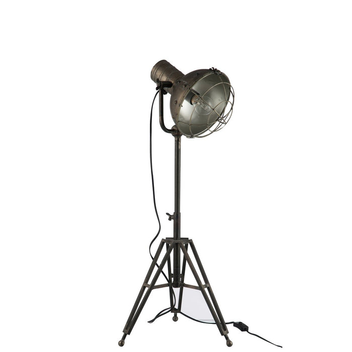 J-Line Spothlight staande lamp - metaal - grijs