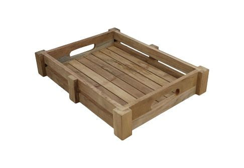 HSM Collection Rechthoekig Dienblad 30x40x7 Naturel Teak