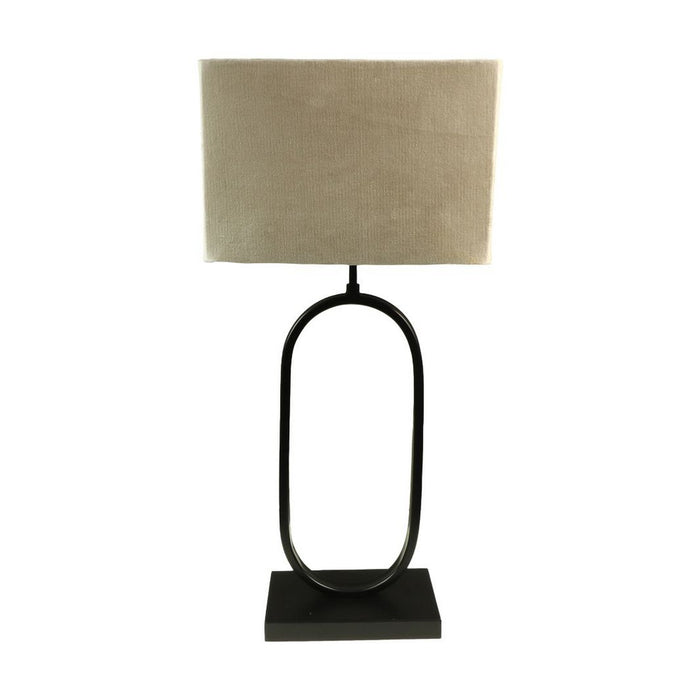 Square Lamp shade - 30x30x20 - WarmGrey - Velvet