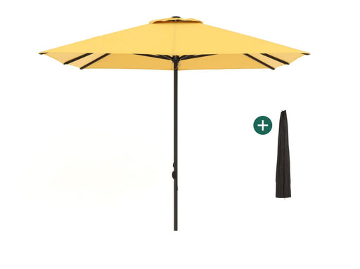 Shadowline Cuba parasol 300x300cm Geel-124509