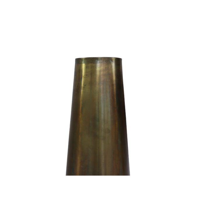 Vaas Siena Large - ø26x80 - Messing antiek goud - Metal