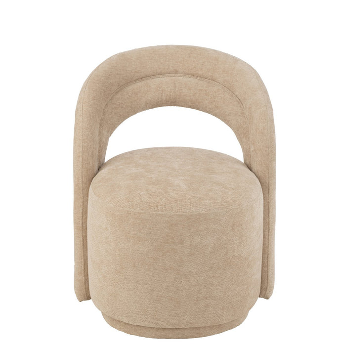 J-Line Accent Stoel Textiel Beige