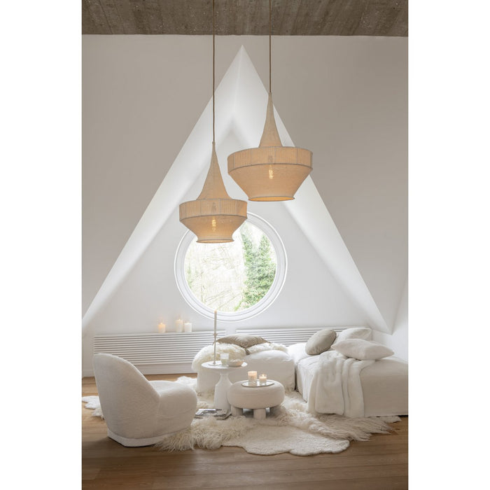 J-Line Hanglamp Handgebreid Beige Small