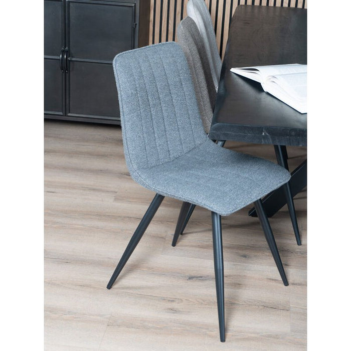 Home67 Eetkamerstoel Joppe Grey - ThatLyfeStyle