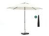Shadowline Pushup parasol Ø 300cm Wit-125873