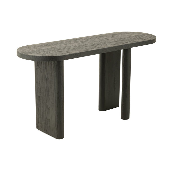 J-Line Sidetable Teak Hout Zwart