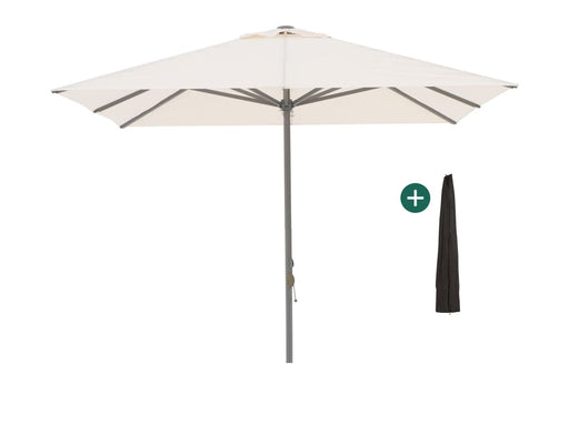 Shadowline Cuba parasol 350x350cm Wit-124514