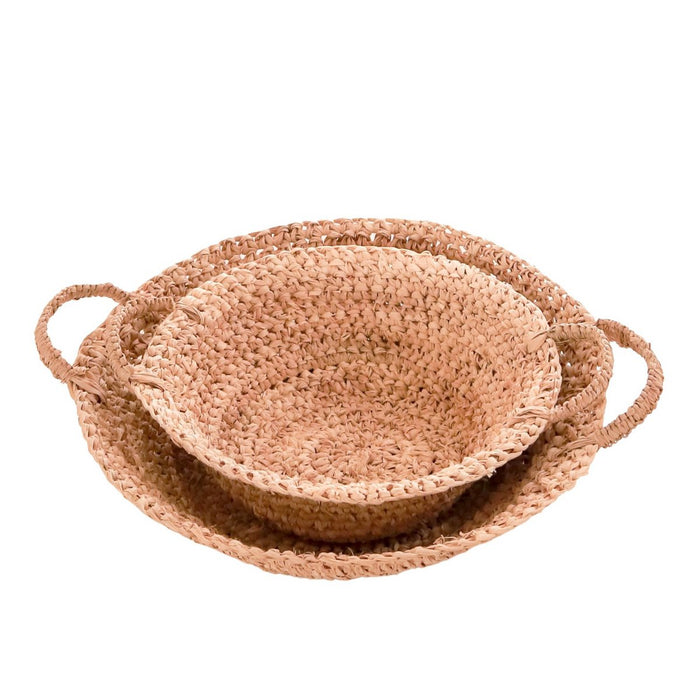 Geweven Raffia schaal | Fruitschaal RAGA (2 maten)