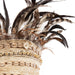 De Guinea Feather Hoed op Standaard - Naturel Zwart - ThatLyfeStyle