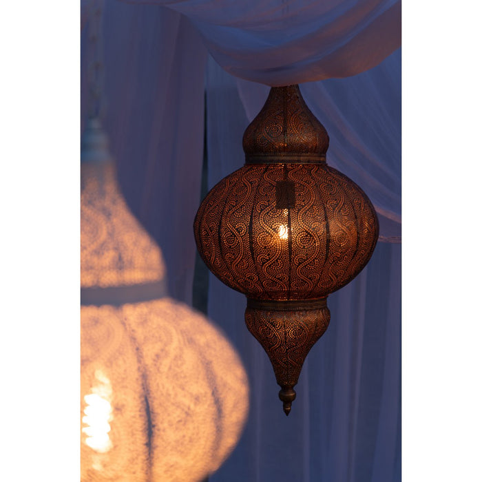 J-Line hanglamp Boor - metaal - goud - small