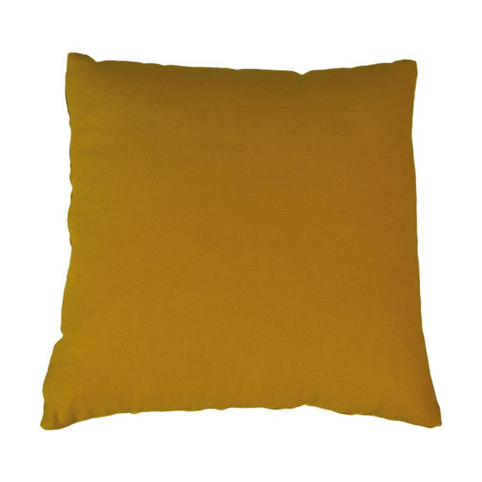 Cushion with print - 45x45 - MustardYellow/Gold - Velvet