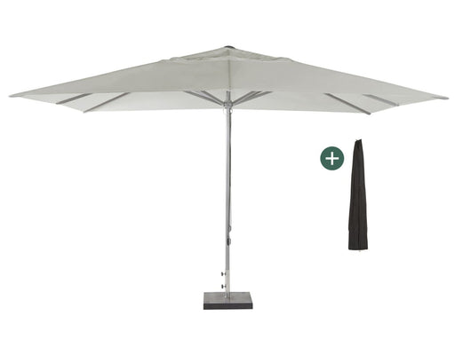 Shadowline Cuba parasol 400x300cm Wit-125738