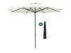 Shadowline Cuba parasol ø 350cm Grijs-107942