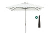 Shadowline Cuba parasol 300x300cm Grijs-124503