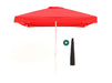 Shadowline Bonaire parasol 300x300cm Rood-115777