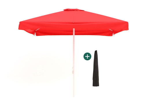 Shadowline Bonaire parasol 300x300cm Rood-115777