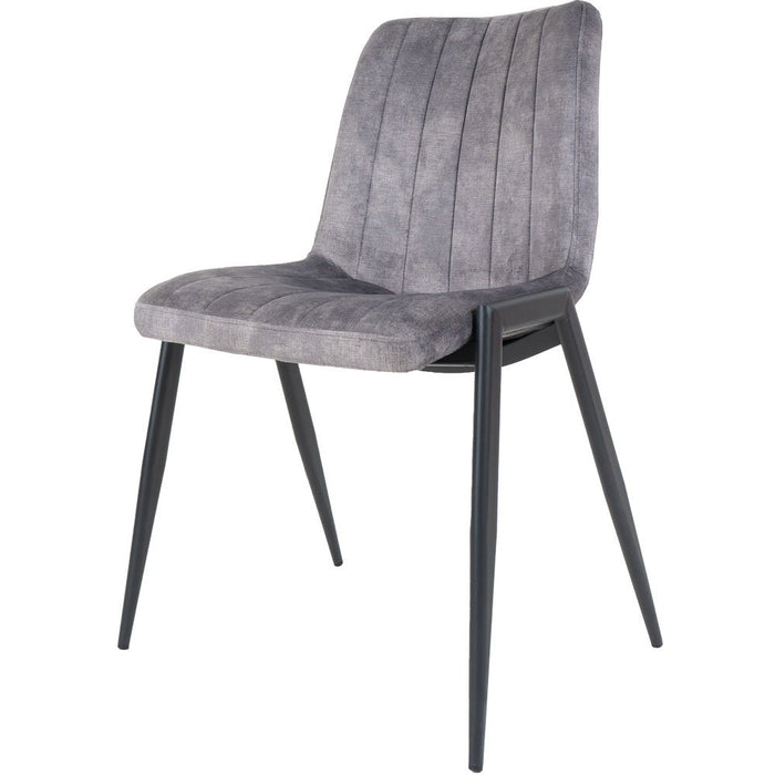 Home67 Eetkamerstoel Flynn Grey - ThatLyfeStyle