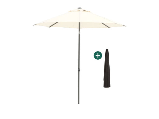 Shadowline Pushup parasol Ø 250cm Wit-115967